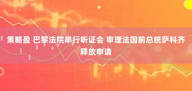 策略盈 巴黎法院举行听证会 审理法国前总统萨科齐释放申请